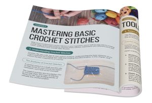 Mastering basic crochet stitches.